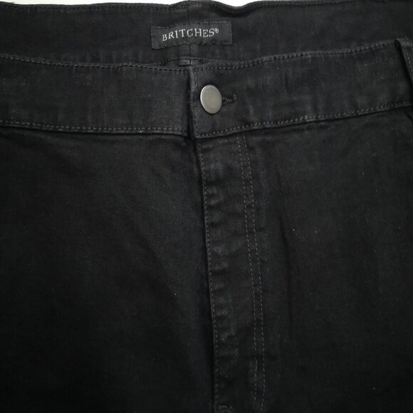 NWT Britches Men's Size 48W/32L Straight Legs Black Jeans - Picture 8 of 13